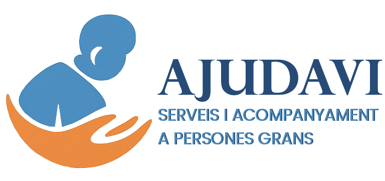 Logotipo de AJUDAVI, serveis i acompanyament a persones grans